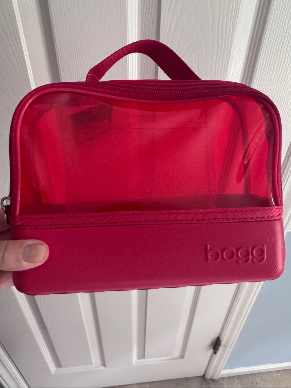 BOGG BAG Red Transparent Cosmetic Case: NWT